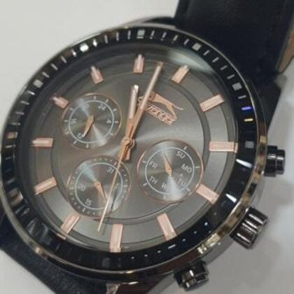 Chrono Brown/Black - Cinturino in pelle