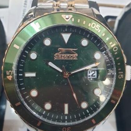Date - Quadrante Black - Ghiera Green