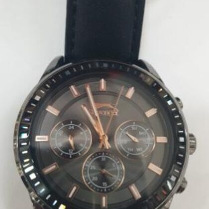 Chrono Brown/Black - Cinturino in pelle