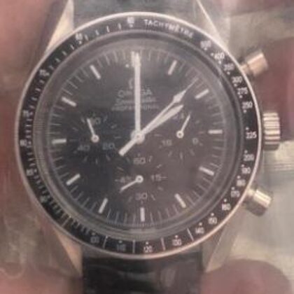 Speedmaster Chrono - Nero - Cinturino in pelle