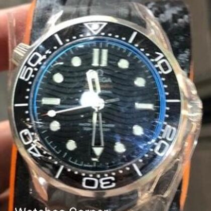 Speedmaster Nero - Ghiera Nera - Cinturino in pelle