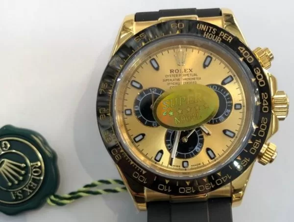 Daytona Oro/Black - Bracciale in pelle