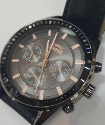 Chrono Brown/Black - Cinturino in pelle