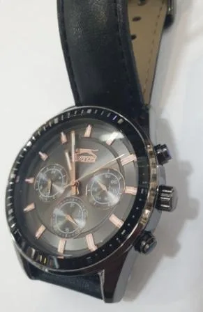 Chrono Brown/Black - Cinturino in pelle