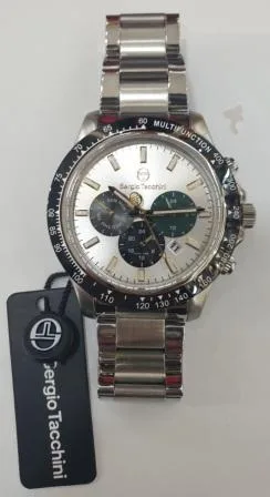 Chrono Silver Green