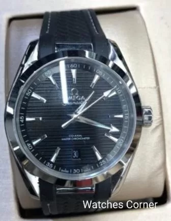 Speedmaster Coaxial - Nero - Cinturino in pelle