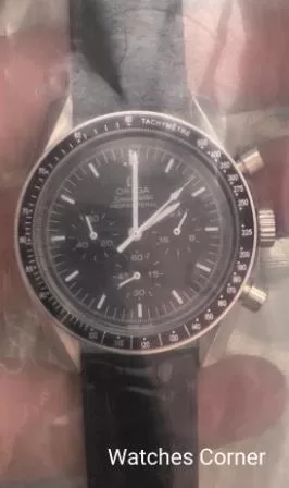 Speedmaster Chrono - Nero - Cinturino in pelle