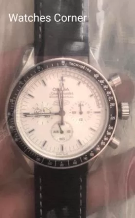 Speedmaster - Chrono Bianco Snoopy - Cinturino in pelle