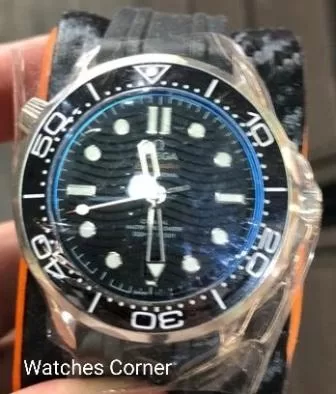 Speedmaster Nero - Ghiera Nera - Cinturino in pelle